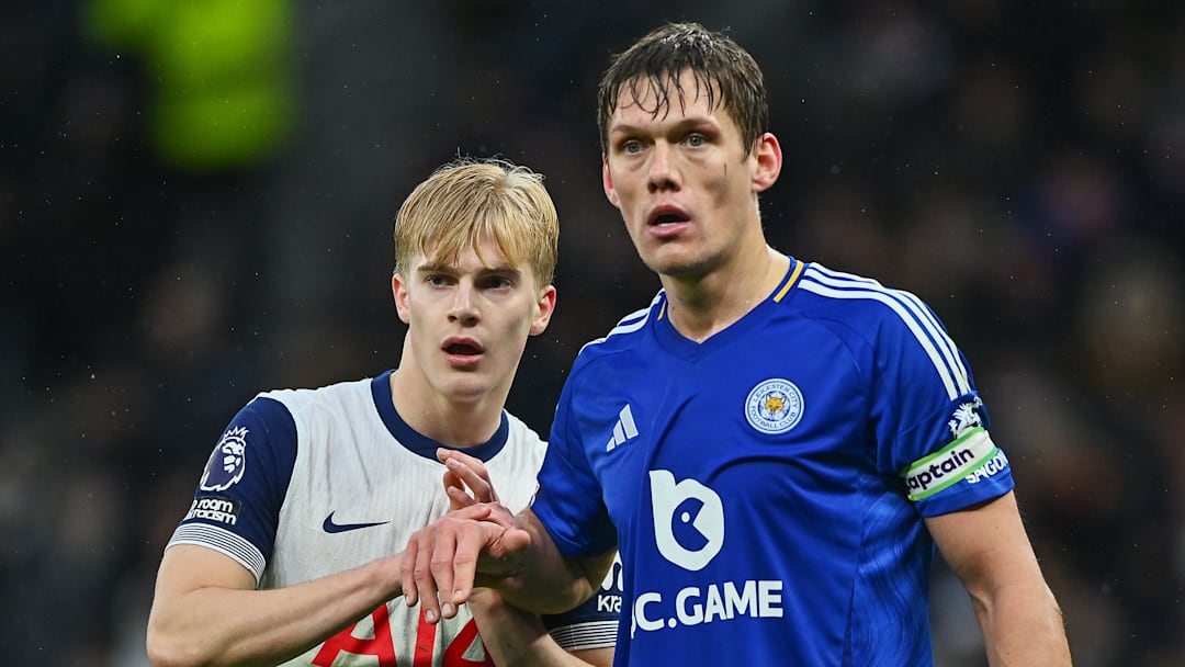 Jannik Vestergaard: Outstanding at the heart of Leicester's defence.