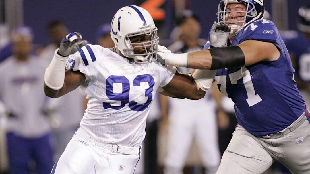 Dwight Freeney with the Indianapolis Colts