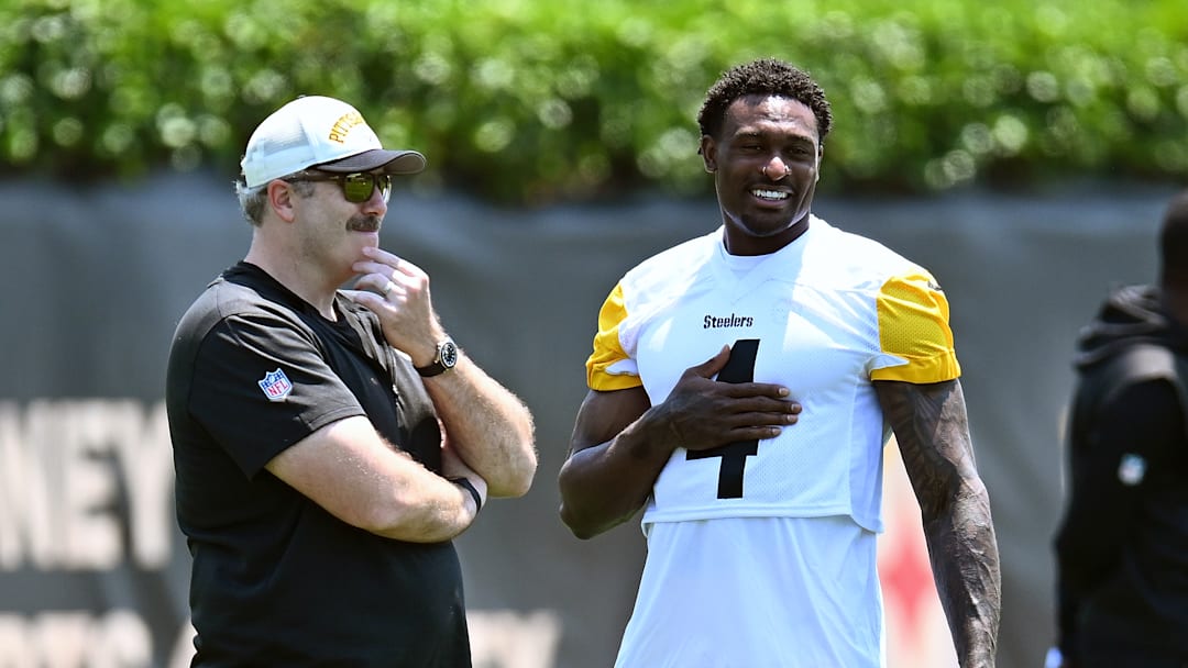 Pittsburgh Steelers OC Arthur Smith, wide receiver DK Metcalf