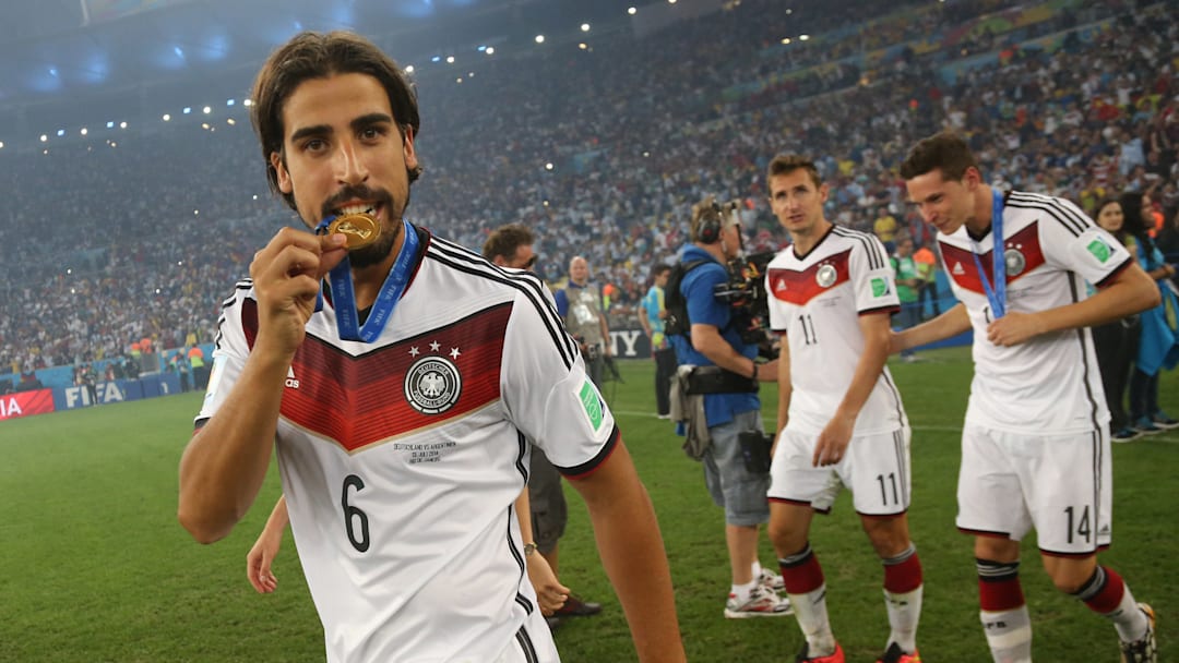 Sami Khedira a remporté la Coupe du monde 2014. Sami Khedira a remporté la Coupe du monde 2014.
