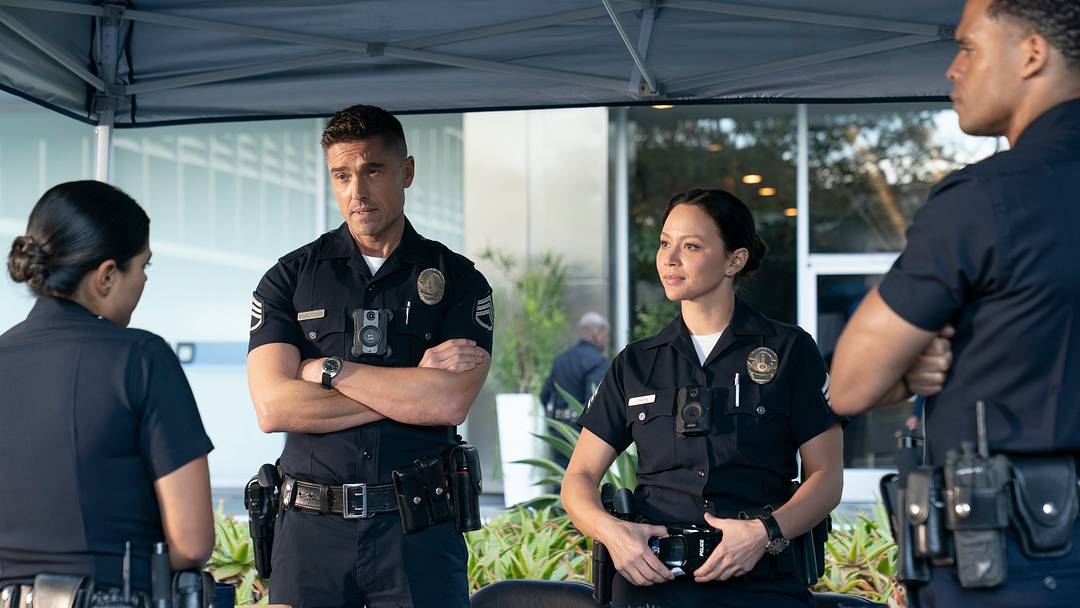 THE ROOKIE - “The Thinker” - ABC. (Disney/Mike Taing) 
ERIC WINTER, MELISSA O’NEIL
