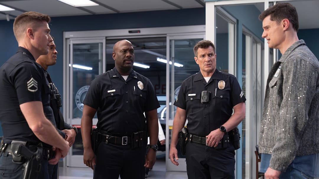 THE ROOKIE - “Mutiny And The Bounty” - The team helps Skip Tracer Randy when his new love interest is kidnapped. Meanwhile, Angela and Nyla enlist their moms to help catch a con artist, and Wesley is threatened to drop a case. TUESDAY, MAY 6 (9:00-10:01 p.m. EDT) on ABC. ERIC WINTER, DERIC AUGUSTINE, RICHARD T. JONES, NATHAN FILLION, FLULA BORG