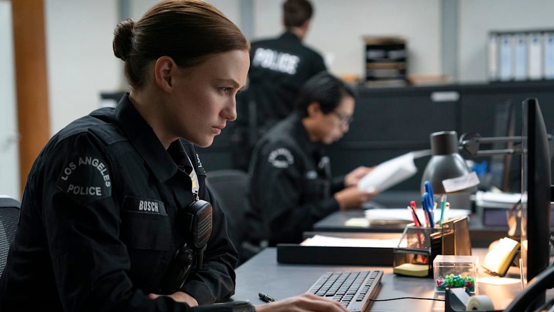 Maddie Bosch (Madison Lintz) in BOSCH: LEGACY Photo Credit: Tyler Golden/Prime © Amazon Content Services LLC