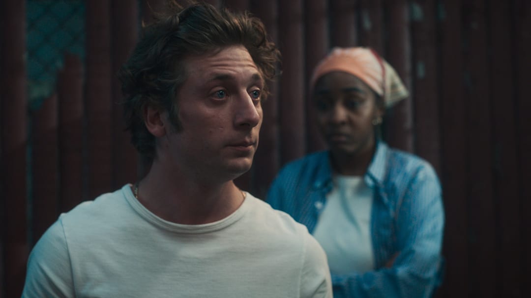 THE BEAR — “Goodbye” — Season 4 Episode 10 (Streams Thursday, June 26th) Pictured: (l-r) Jeremy Allen White as Carmen “Carmy” Berzatto, Ayo Edebiri as Sydney Adamu. CR: FX.