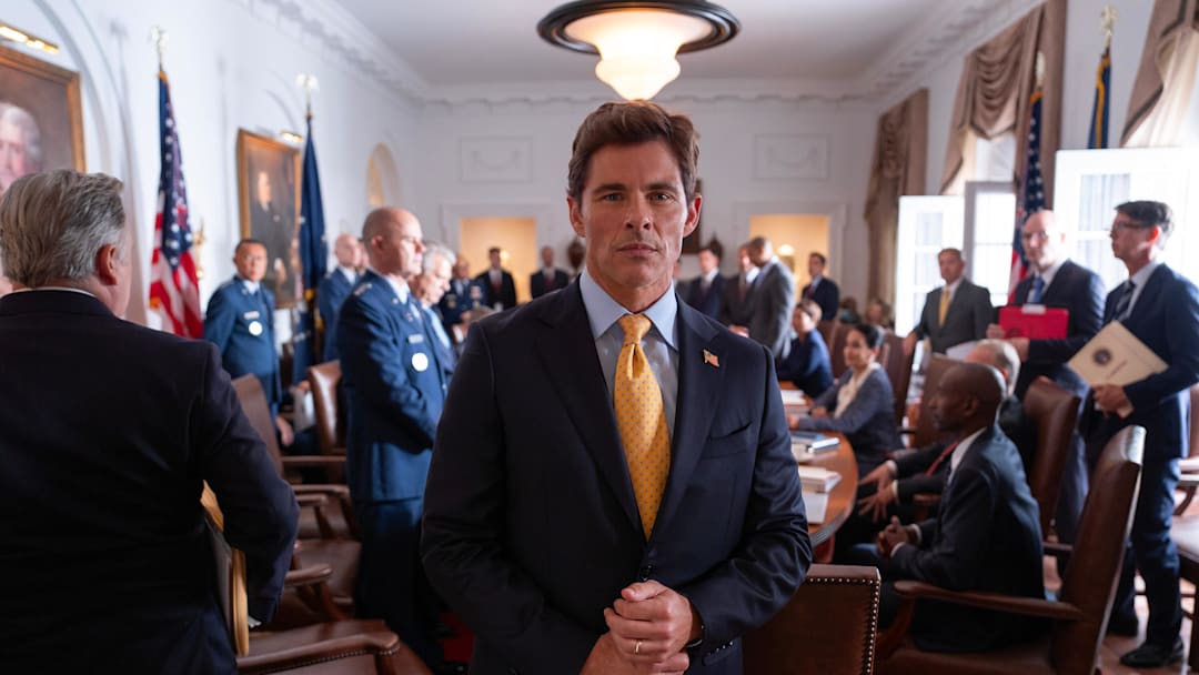 PARADISE - “The Day” - Sinatra and Xavier confront the past, returning to the harrowing day that brought them to Paradise. (Disney/Brian Roedel)
JAMES MARSDEN