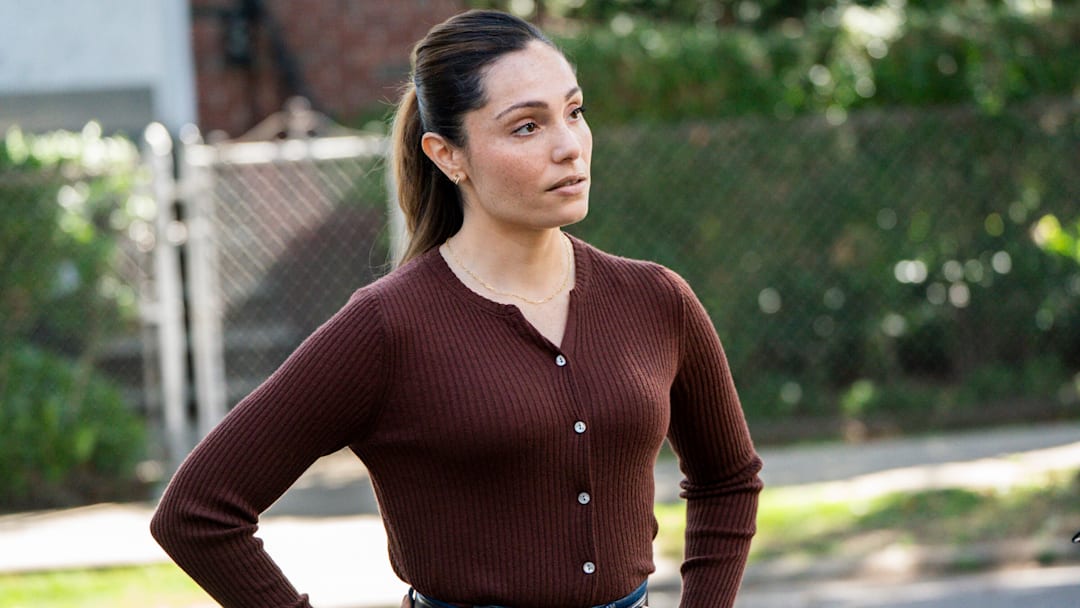 “Boy Scout” – Pictured: Juliana Aidén Martinez as Eva Ramos. Photo: Bennett Raglin/CBS ©2025 CBS Broadcasting, Inc. All Rights Reserved. “Boy Scout” – Pictured: Juliana Aidén Martinez as Eva Ramos. Photo: Bennett Raglin/CBS ©2025 CBS Broadcasting, Inc. All Rights Reserved.