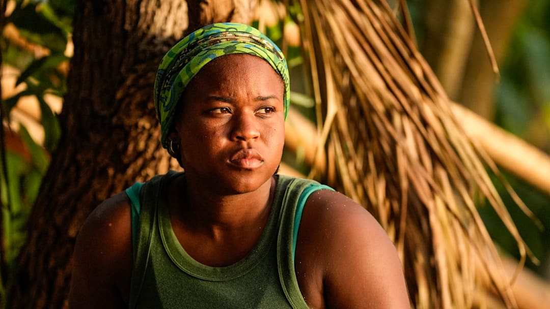 “Committing to the Bit” – Castaways must fly blind during the immunity challenge, leaving one tribe with tribal council in their sights. The rising tensions within the losing tribe culminate in a historic tribal council, on SURVIVOR, Wednesday, March 12 (8:00-9:30 PM, ET/PT) on the CBS Television Network, and available to stream on Paramount+*. Jeff Probst serves as host and executive producer. Pictured: Saiounia “Sai” Hughley. Photo: Robert Voets/CBS ©2024 CBS Broadcasting, Inc. All Rights