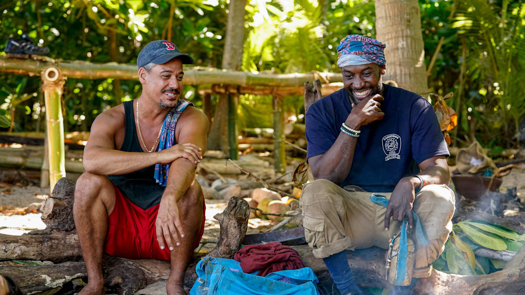 "Out for Blood" -Boston Rob Mariano and Jeremy Collins on the Third episode of SURVIVOR: WINNERS AT WAR, airing Wednesday, Feb. 26 (8:00-9:00 PM, ET/PT) on the CBS Television Network. Photo: Robert Voets/CBS Entertainment ©2020 CBS Broadcasting, Inc. All Rights Reserved