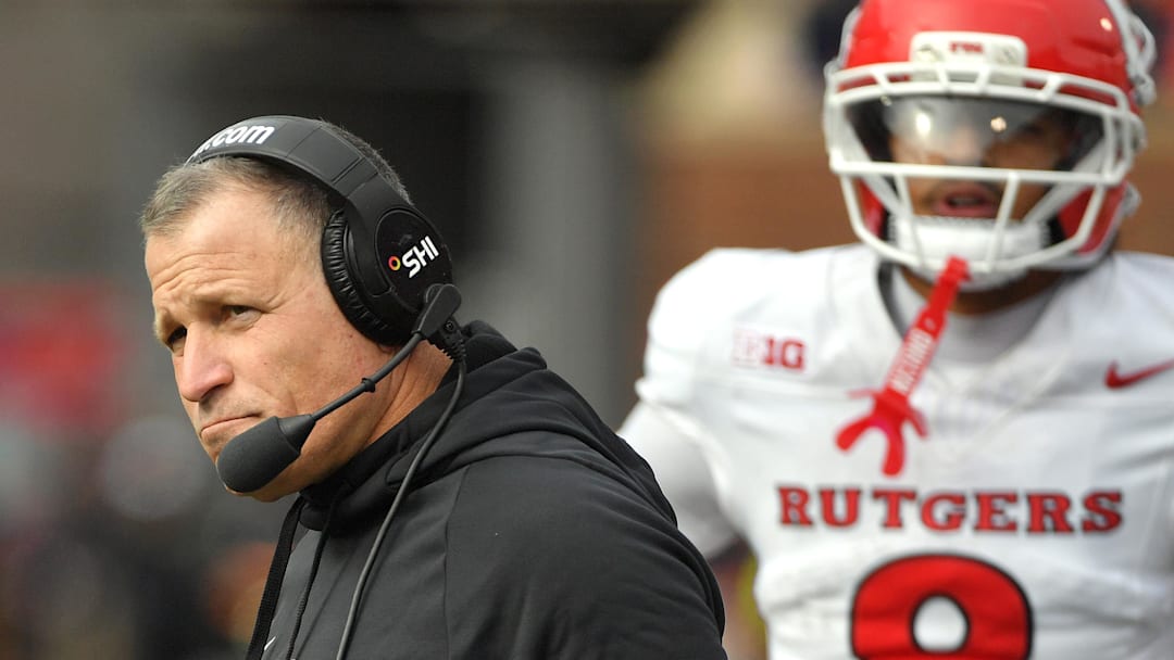 Rutgers Scarlet Knights head coach Greg Schiano.