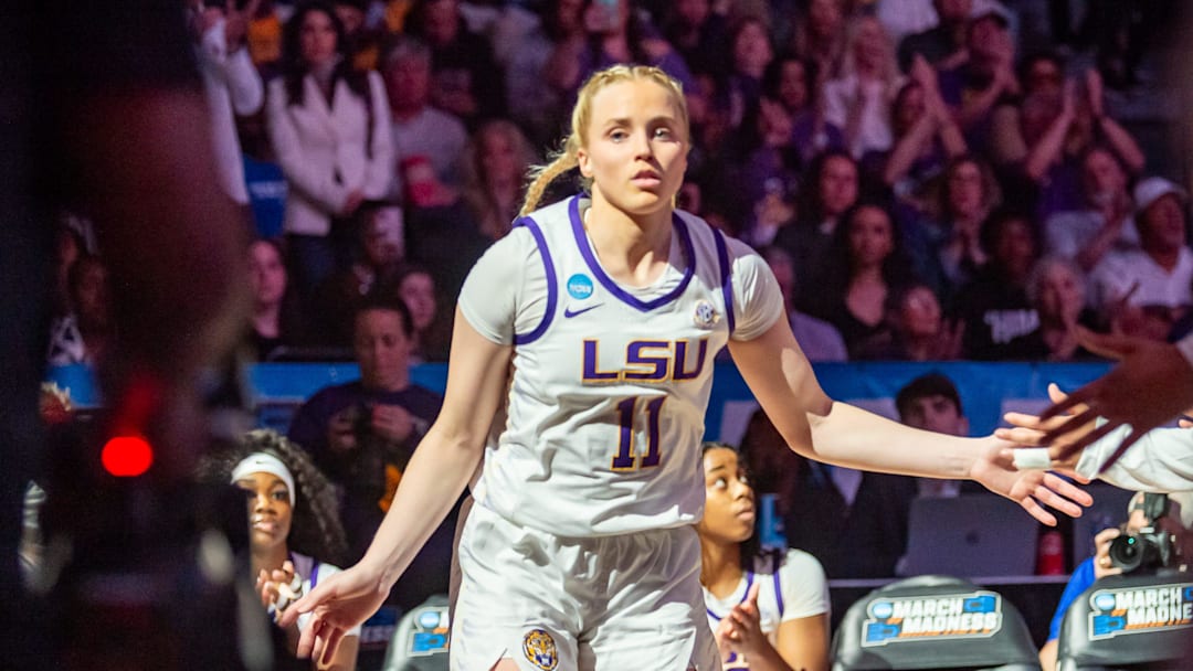 Hailey Van Lith 11 as The LSU Tigers take on the Rice Owls in the 1st round of the 2024 NCAA