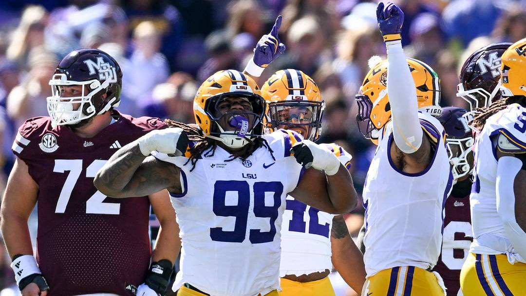 LSU defensive tackle Deuce Geralds.