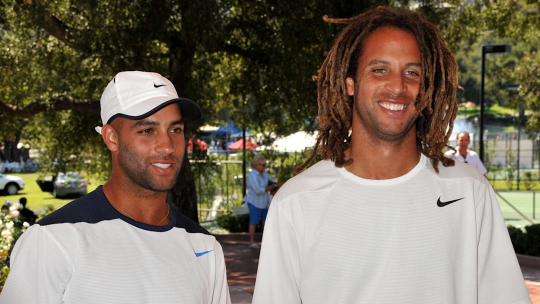 Thomas and James Blake in 2008.