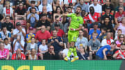 Fernandes celebrates his goal