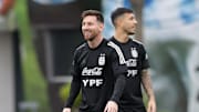 Messi entrenando