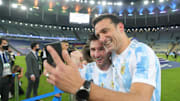Brazil v Argentina: Final - Copa America Brazil 2021 - Scaloni y Messi.