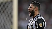 Hulk converteu pênalti que colocou o Galo nas quartas de final da Libertadores