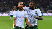 Zählen bei der Borussia zu den Wechselkandidaten: Alassane Plea (l.) & Marcus Thuram