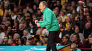 Dec 4, 2024; Minneapolis, Minnesota, USA; Michigan State Spartans head coach Tom Izzo reacts during the first half against the Minnesota Golden Gophers at Williams Arena. Mandatory Credit: Matt Krohn-Imagn Images