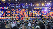 Apr 25, 2025; Green Bay, WI, USA; The second day of the 2025 NFL Draft at Lambeau Field. Mandatory Credit: Wm. Glasheen/USA Today Network via Imagn Images