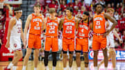 Illinois' playerswatches a free throw during the Indiana versus Illinois men's basketball game at Simon Skjodt Assembly Hall on Tuesday, Jan. 14, 2025.