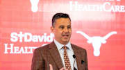 The University of Texas announces Sean Miller as their new men's basketball coach Tuesday, March 25, 2025.
