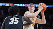 Iowa State Cyclones center JT Rock (30). 