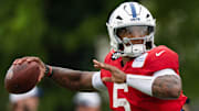 Anthony Richardson's evaluation of his play last season: “I didn’t do enough, you know? I wanted to take a deeper dive into understanding myself and what I needed to improve on.”