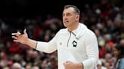 Green Bay Phoenix head coach Doug Gottlieb motions to his team during the first half of the NCAA men's basketball game against the Ohio State Buckeyes at Value City Arena in Columbus on Monday, Nov. 25, 2024. Ohio State won 102-69.