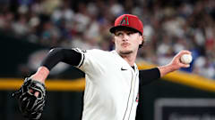 How about a caption? (Optional)108/500Arizona Diamondbacks pitcher Blake Walston Major League Debut on May 1, 2024 against 
