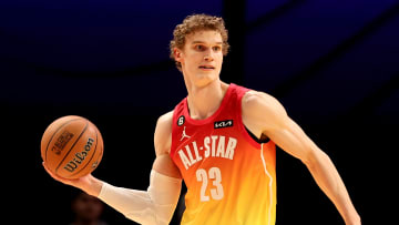 Lauri Markkanen in the 2023 NBA All Star Game