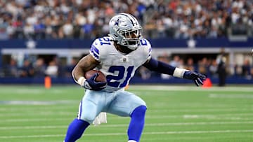Elliot anotó en la primera mitad del encuentro ante los Raiders