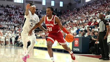 Penn State guard Nick Kern Jr., Indiana guard Mackenzie Mgbako