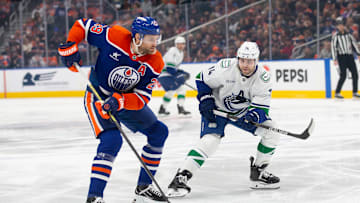 Vancouver Canucks v Edmonton Oilers