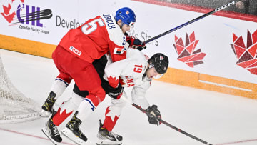 Czech Republic v Canada - Gold Medal Game - 2023 IIHF World Junior Championship PLEASE CHANGE THE PICTURE IT IS DAVID NOT ADAM BUT VOLTAX WON'T LET ME UPLOAD PICTURES