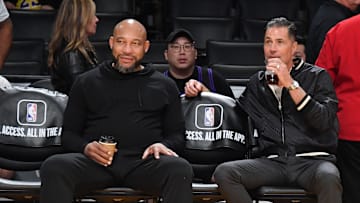 Celebrities At The Los Angeles Lakers Game