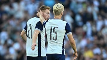 Club and soon to be international team mates Lucas Bergvall and Dejan Kulusevski 