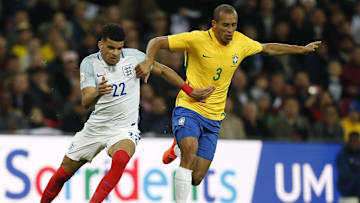 Dominic Solanke when he was last called up to the England senior squad - seven years ago