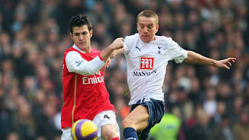Jamie O'Hara in action for Spurs 