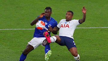 Moise Kean in action against Spurs 