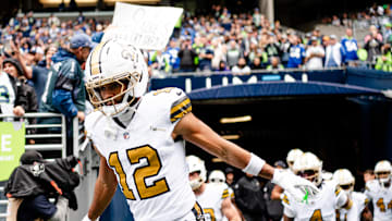 New Orleans Saints wide receiver Chris Olave