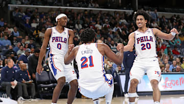 Tyrese Maxey, Joel Embiid, Jared McCain