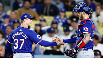 Texas Rangers v Los Angeles Dodgers