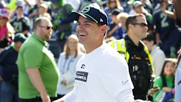 Mike Macdonald of the Seattle Seahawks