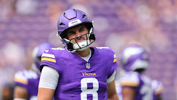 Sam Howell with the Minnesota Vikings