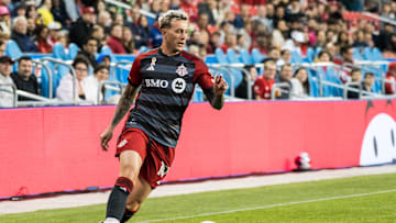 Federico Bernardeschi of Toronto #10 seen in action during...