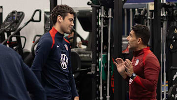 Gio Reyna in USMNT training 