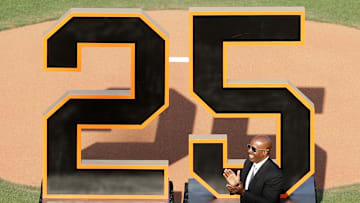 Barry Bonds San Francisco Giants Number 25 Retirement Ceremony