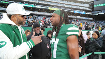 Celebrities Attend The Miami Dolphins Vs New York Jets Game