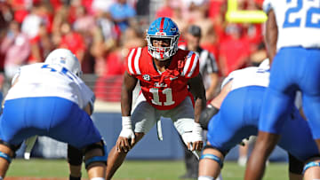Ole Miss Rebels linebacker Chris Paul Jr. (11)