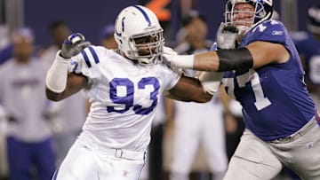 Dwight Freeney with the Indianapolis Colts